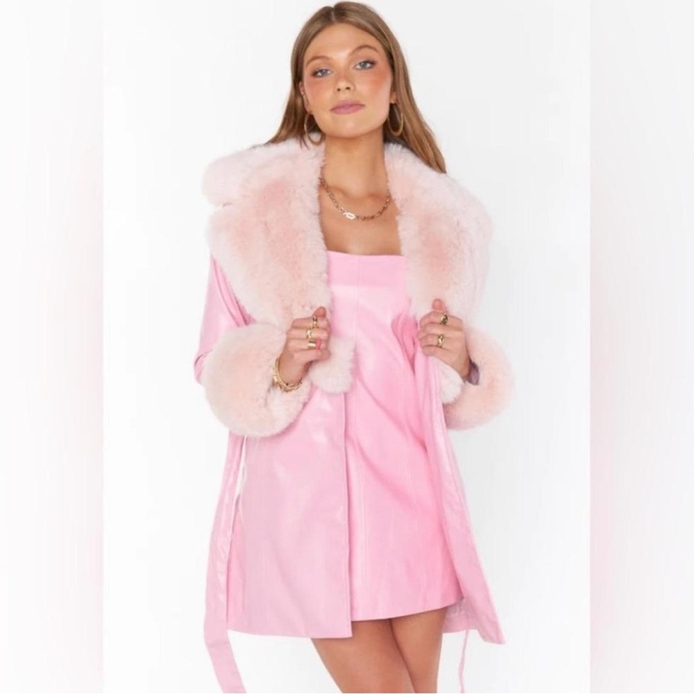 Show Me Your MuMu Penny Lane Pink Coat - NWT